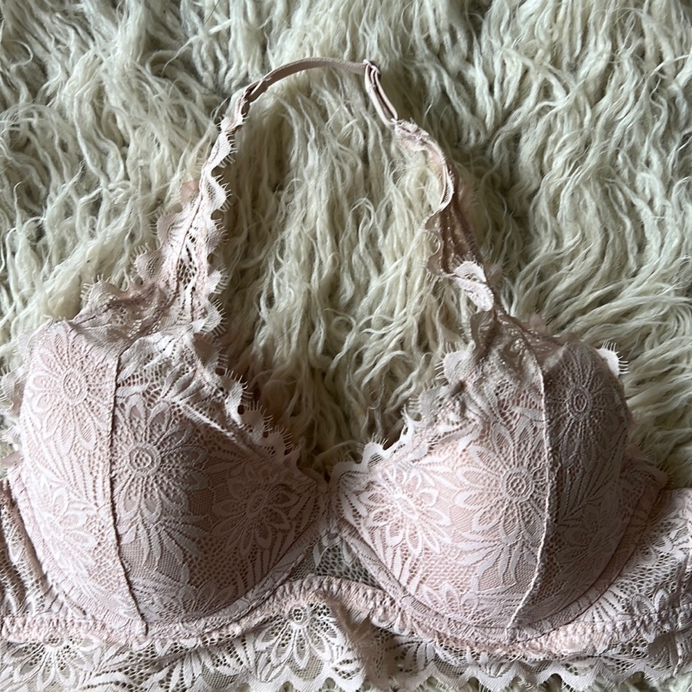 Pink Halter Bra